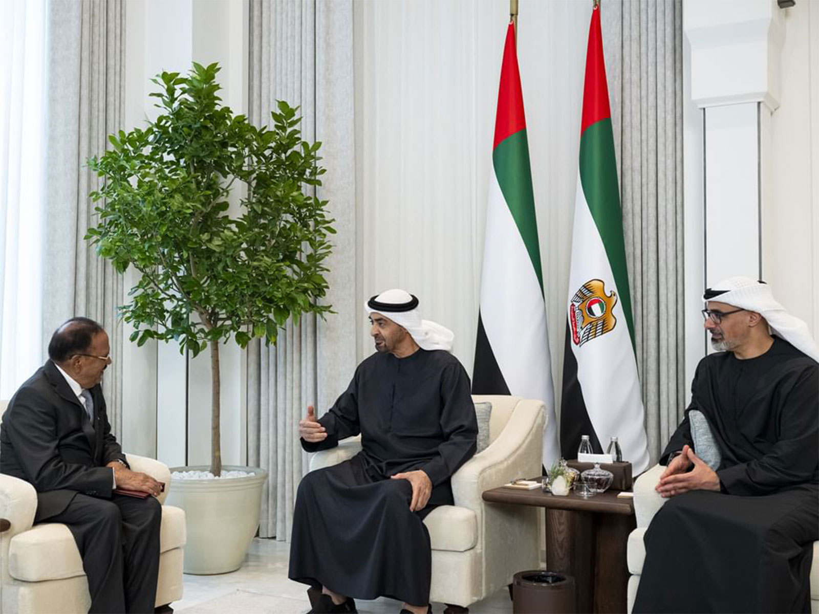 NSA Doval meets UAE President in Abu Dhabi (Photo/X@IndembAbuDhabi)
