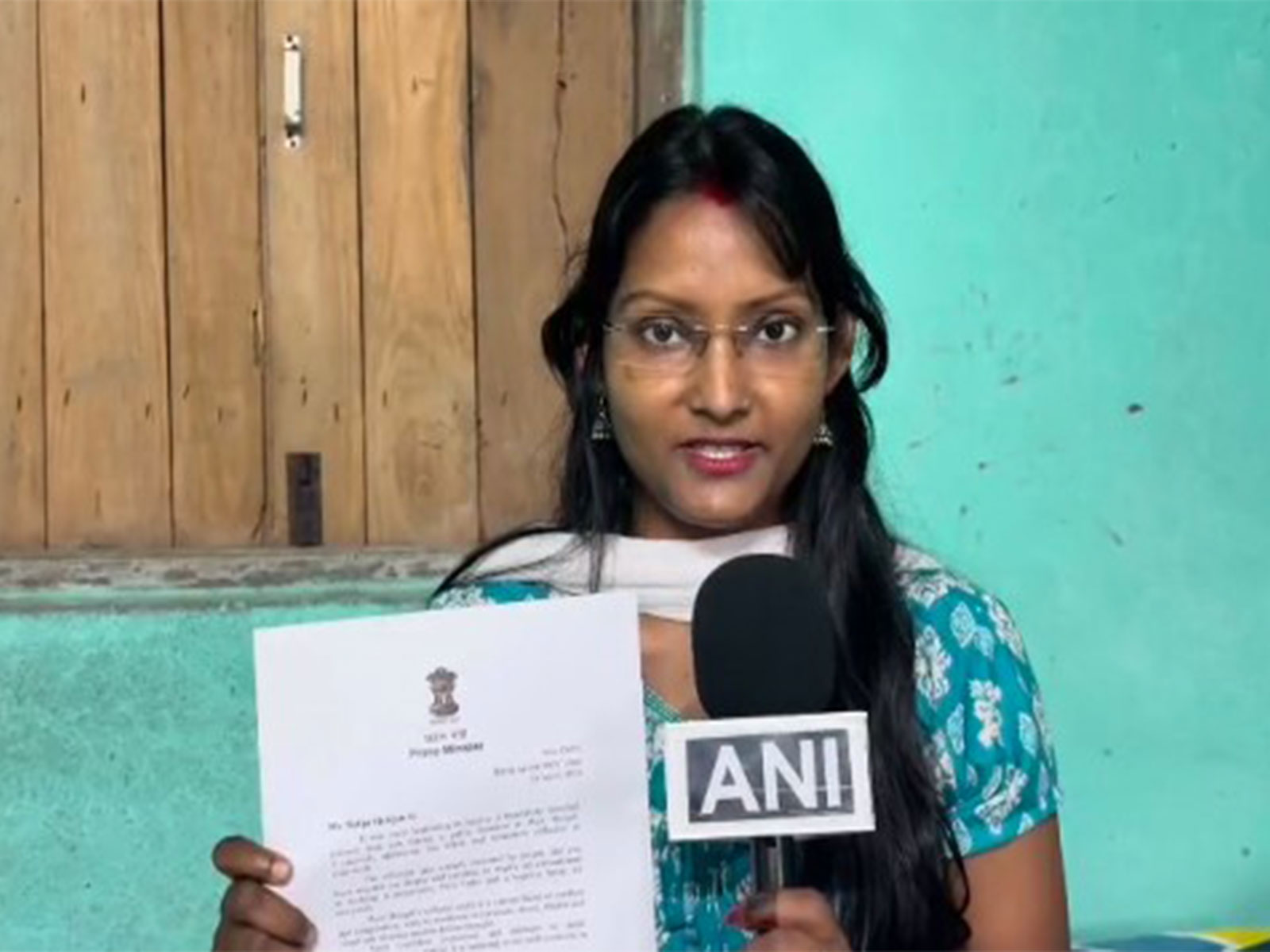 Shilpa Harijan, a Darjeeling-based woman (Photo/ANI)