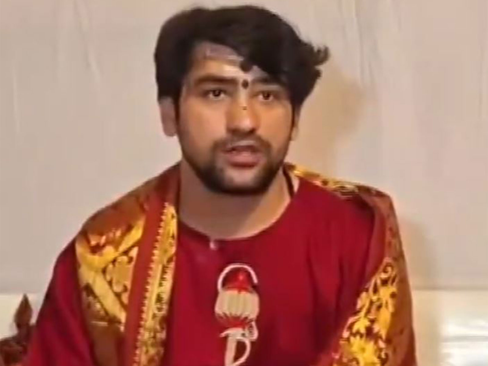 Bageshwar Dham Peethadhish Dhirendra Krishna Shastri (Photo/ANI)