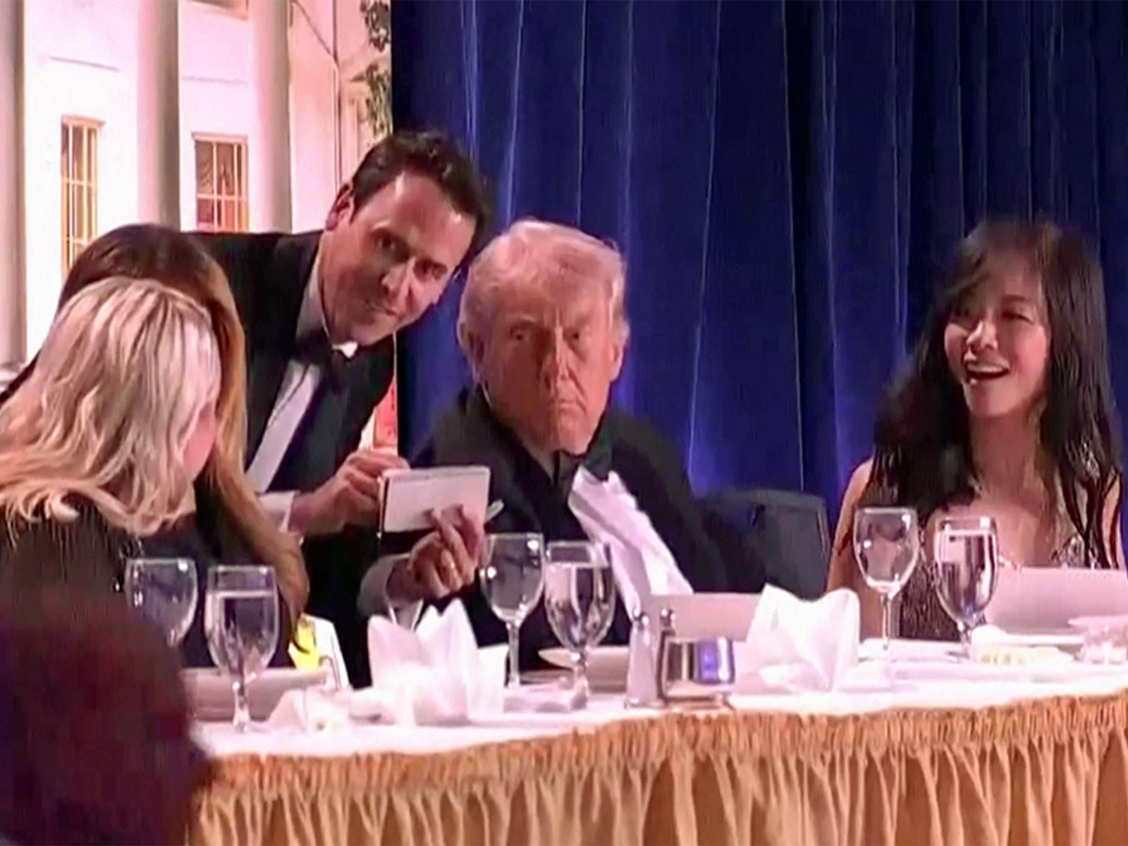 US President Donald Trump at the White House Correspondents' Dinner (Photo/ANI)