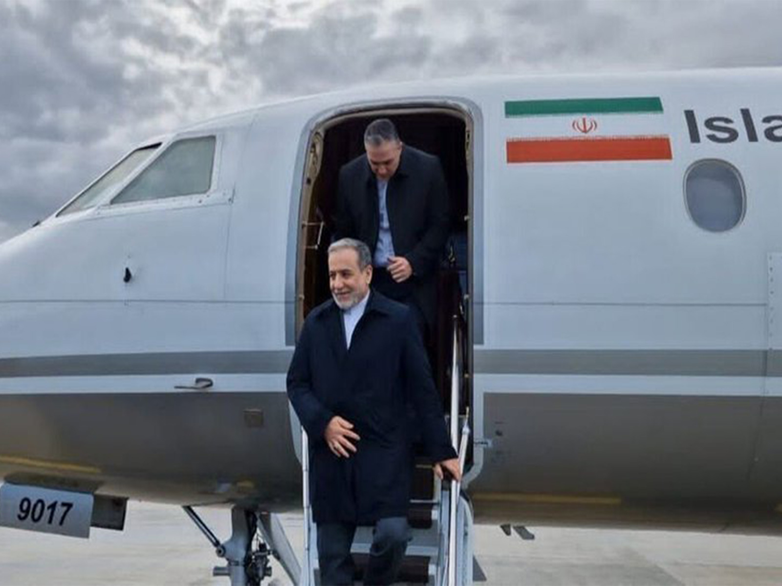 Iranian Foreign Minister Abbas Araghchi arrives in St Petersburg for talks with Russian President Vladimir Putin. (Image source: Iranian state media)