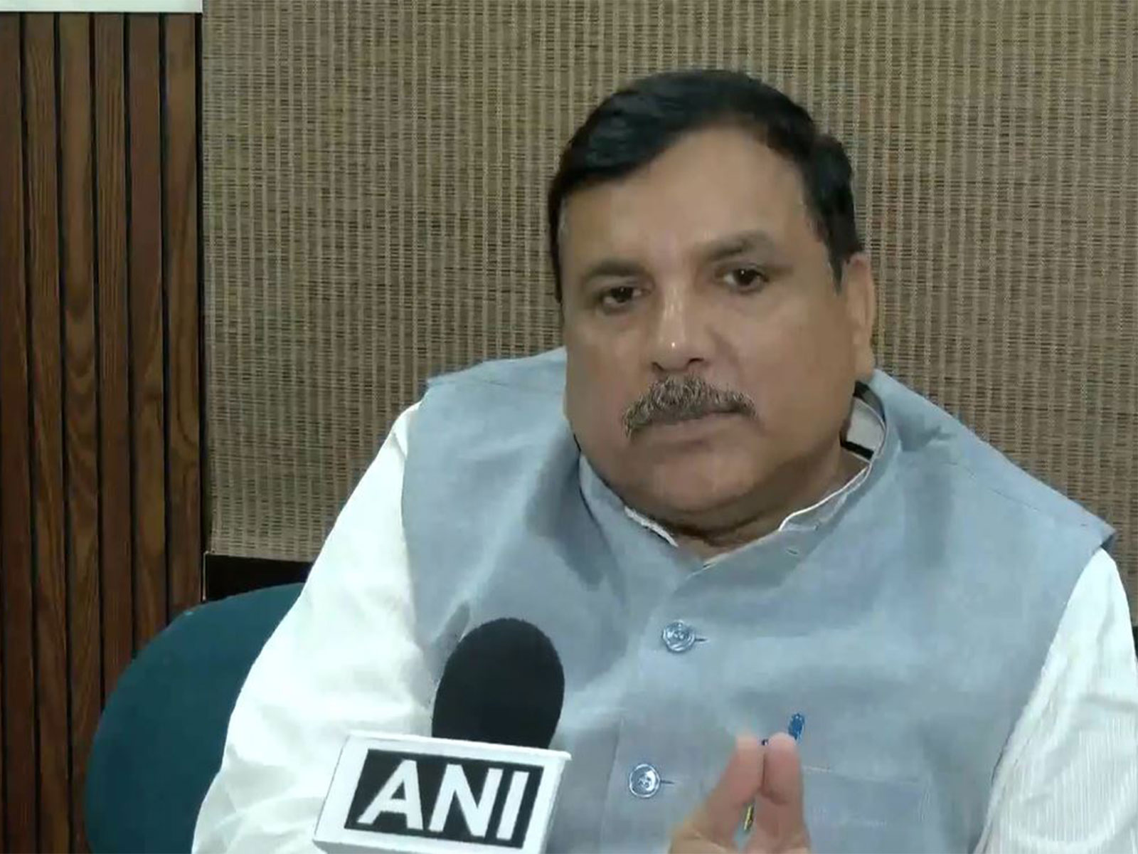 AAP Rajya Sabha MP Sanjay Singh (Photo/ANI)