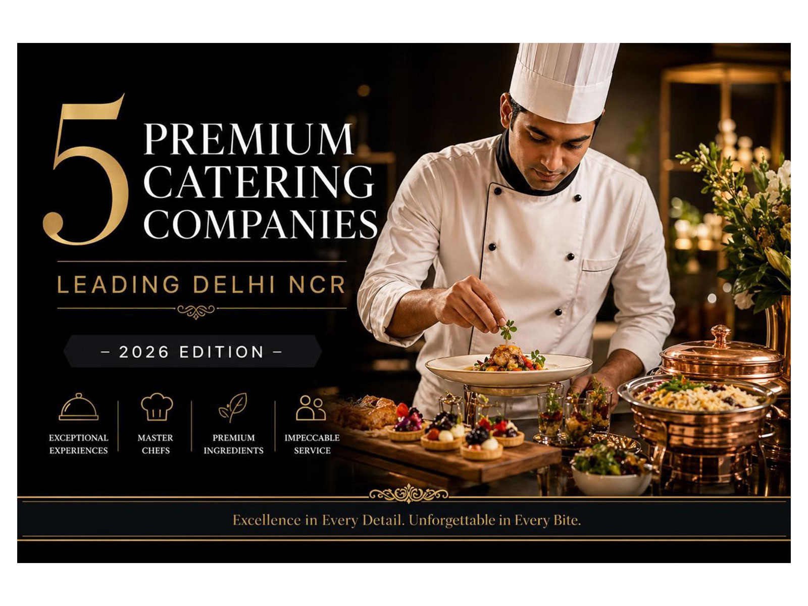 "5 Premium Catering Companies Leading Delhi NCR - 2026"