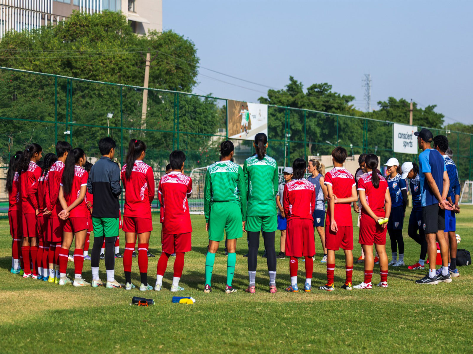 India U17 women's national team in hurdle (Photo: AIFF Media)