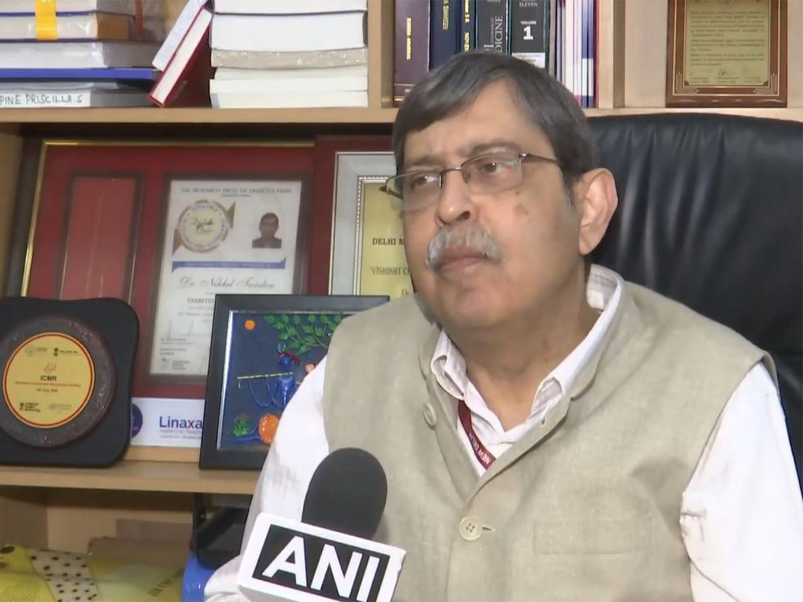 AIIMS Delhi Officiating Director Dr Nikhil Tandon (Photo/ANI)