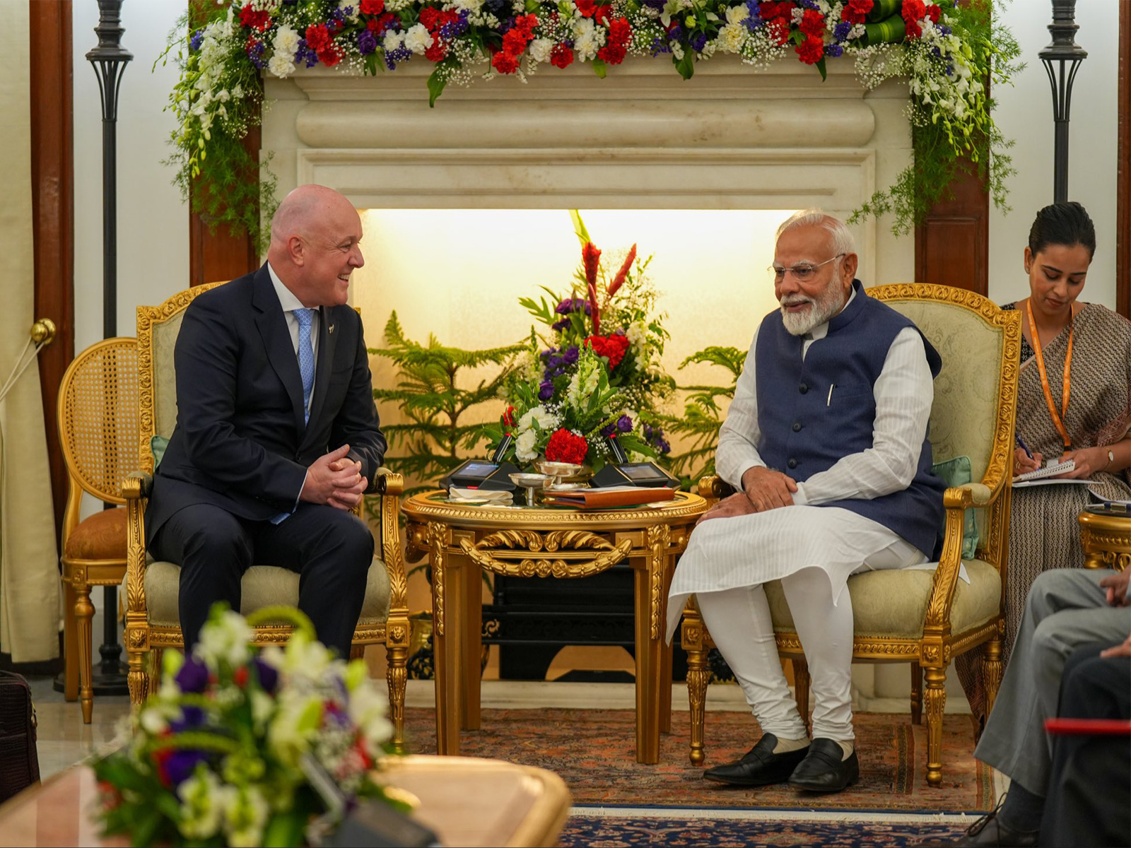 New Zealand PM Christopher Luxon and Prime Minister Narendra Modi (Photo/X@ChristopherLuxon)