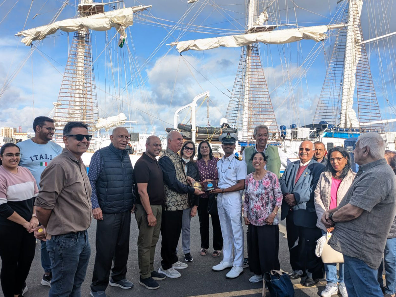 INS Sudarshini concludes port call at Las Palmas under Lokayan-26 (Photo/Release) 