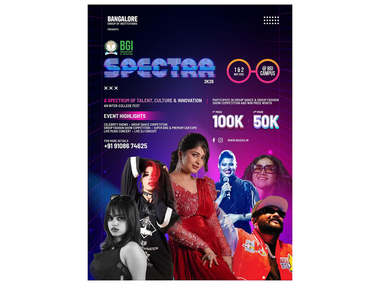 Spectra 2026: Bangalore's Ultimate Cultural Explosion Set to Ignite This May