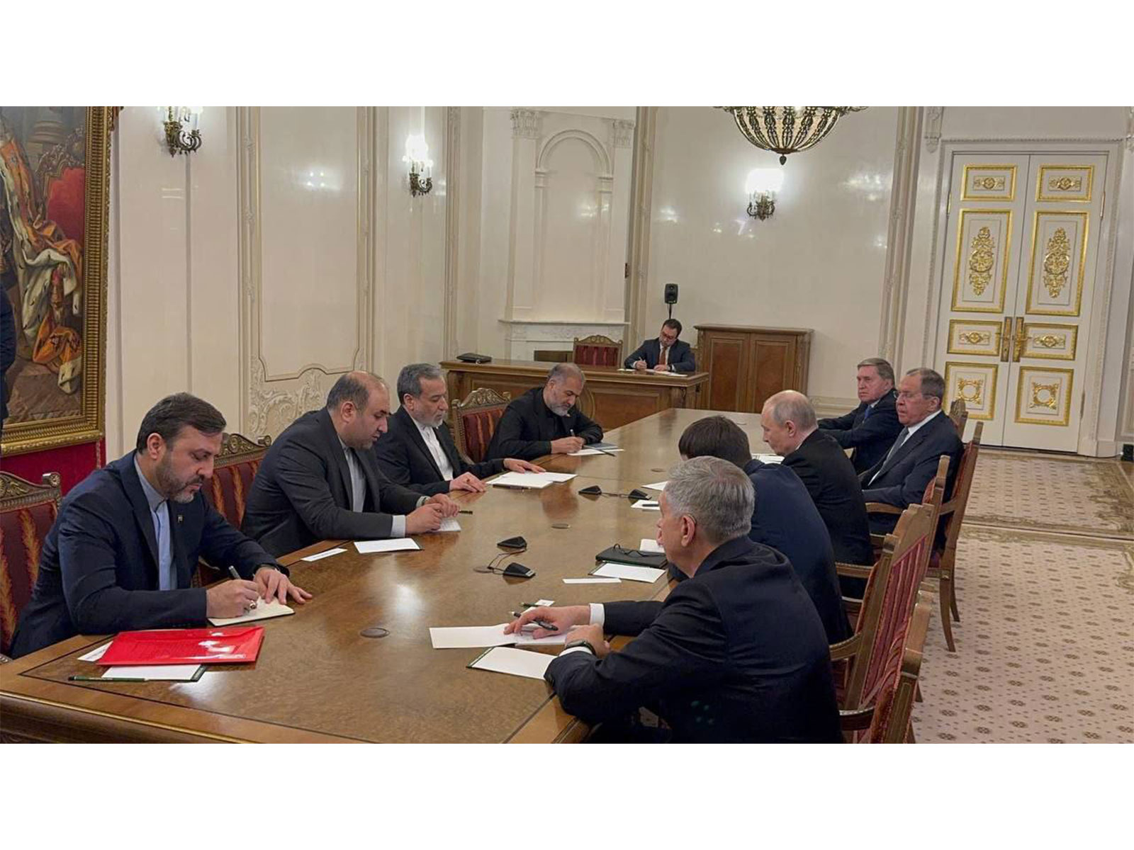 Russian President Putin meets Iranian FM Araghchi in St Petersburg (Photo/Telegram@Abbas Araghchi)