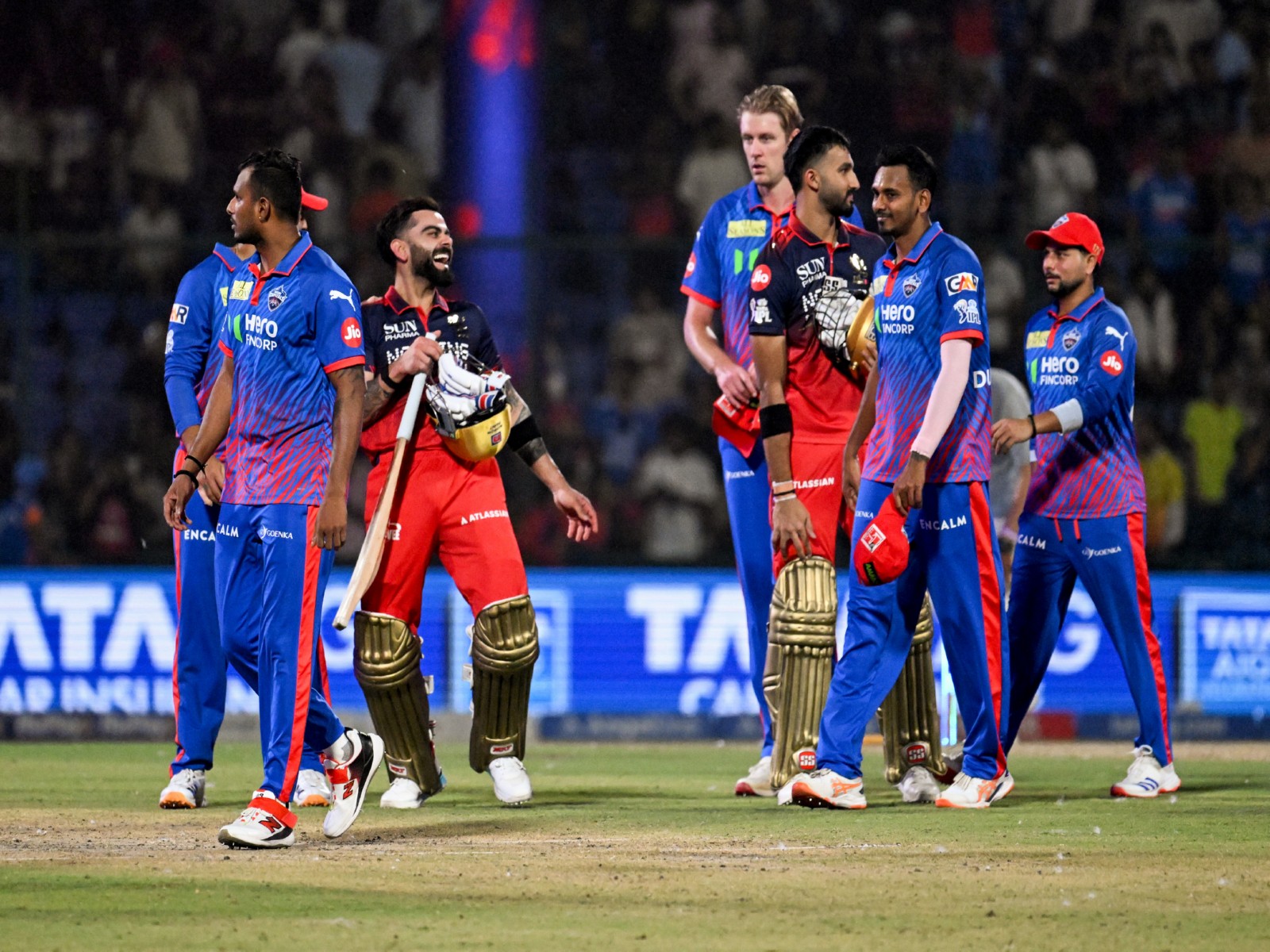 DC and RCB players during IPL 2026 clash (Photo: ANI)