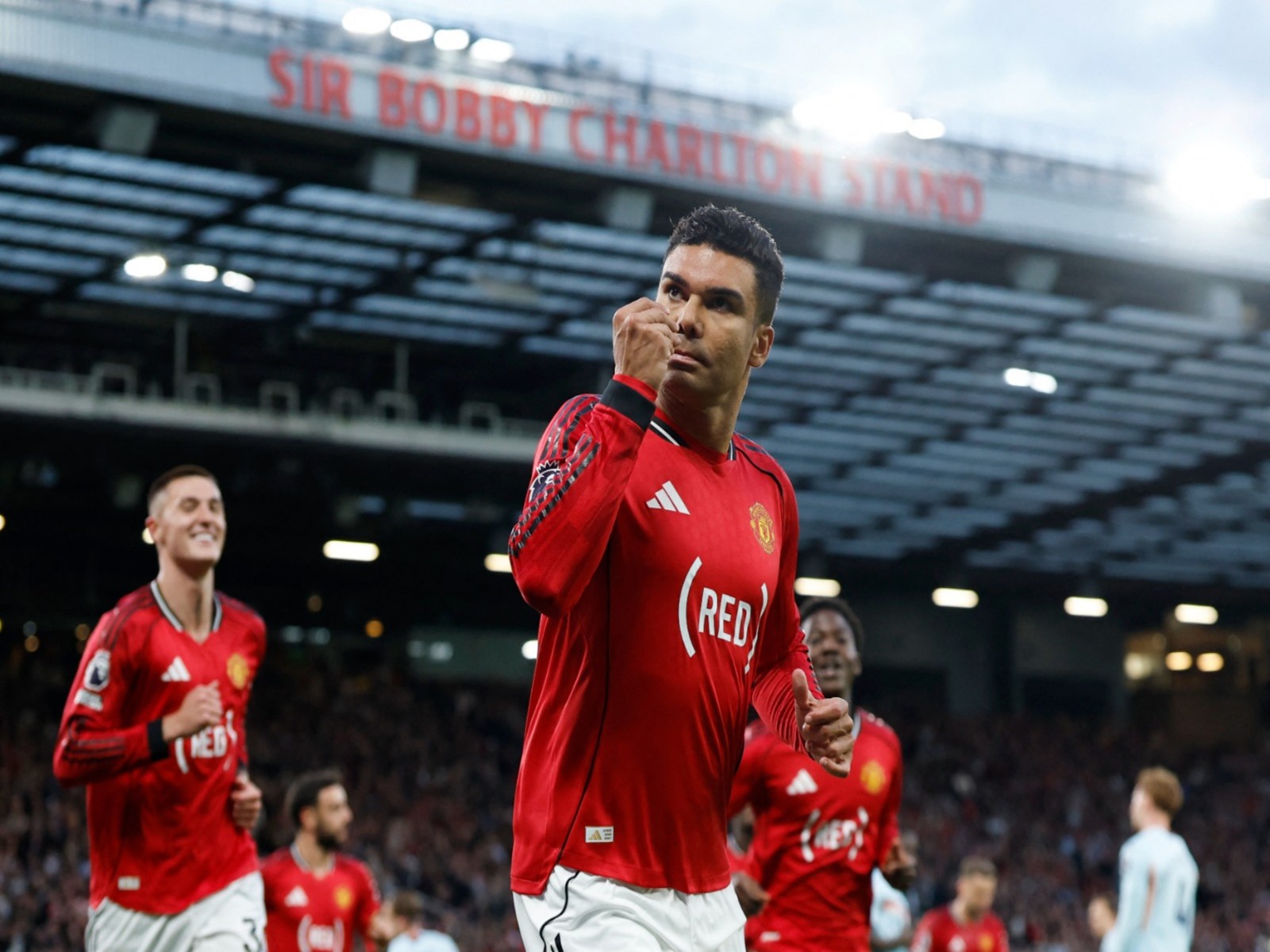 Manchester United's Casemiro celebrating (Photo: Reuters)
