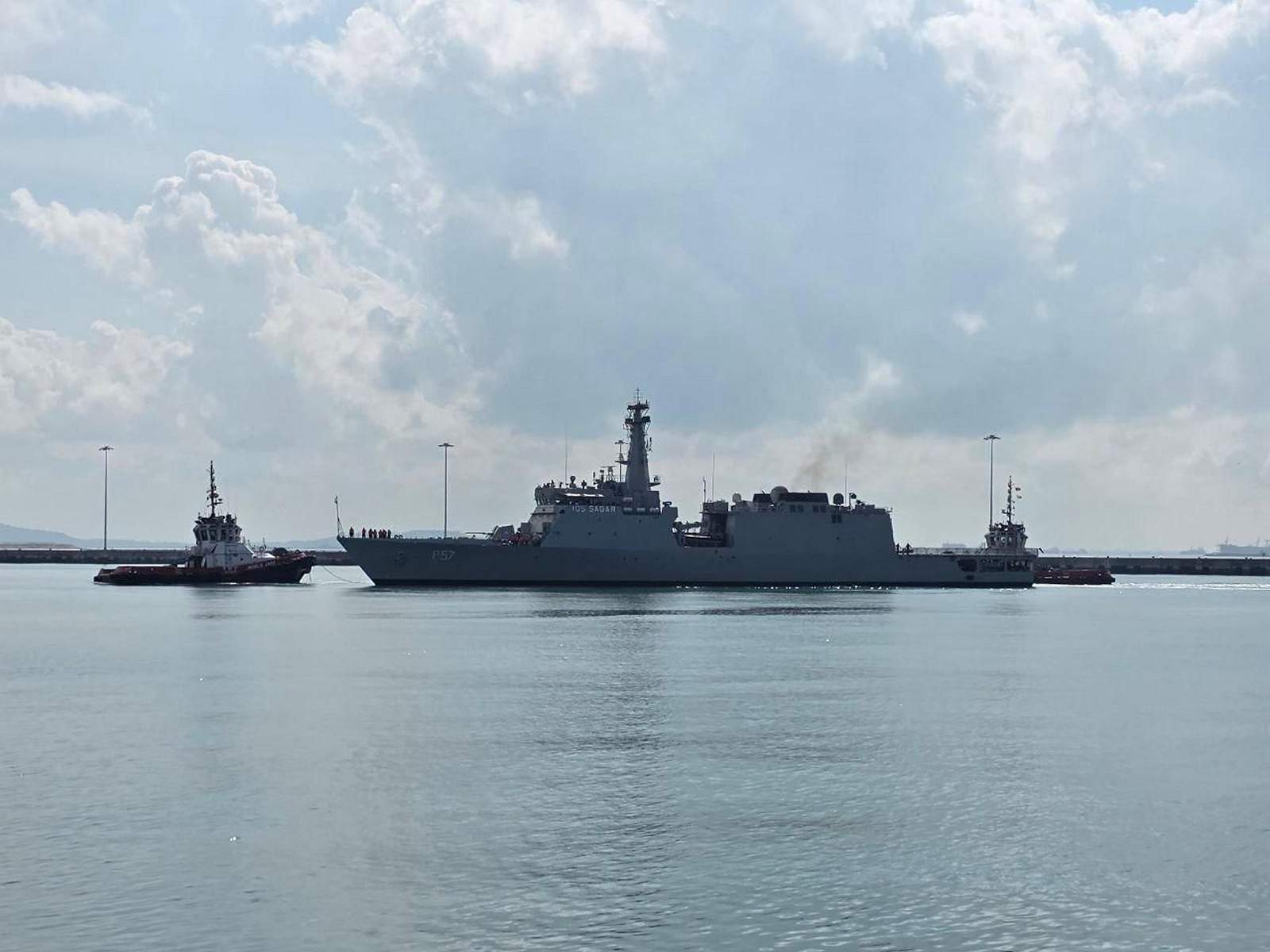 Indian Naval Ship Sunayna (Photo/PIB)