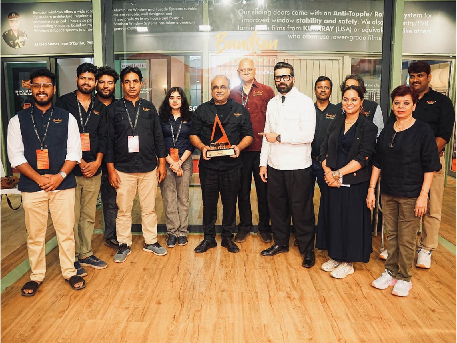 The Bandson team won the Grandstand Jury Award in the Gold category at Ace Reflect