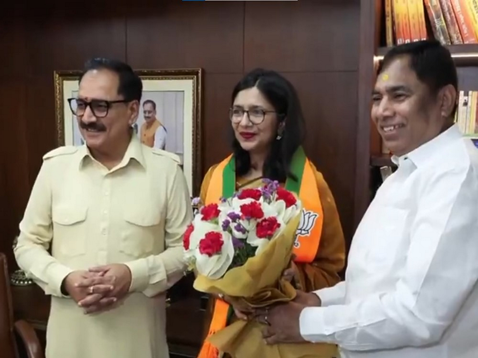 Swati Maliwal joins BJP (Photo/ANI) 