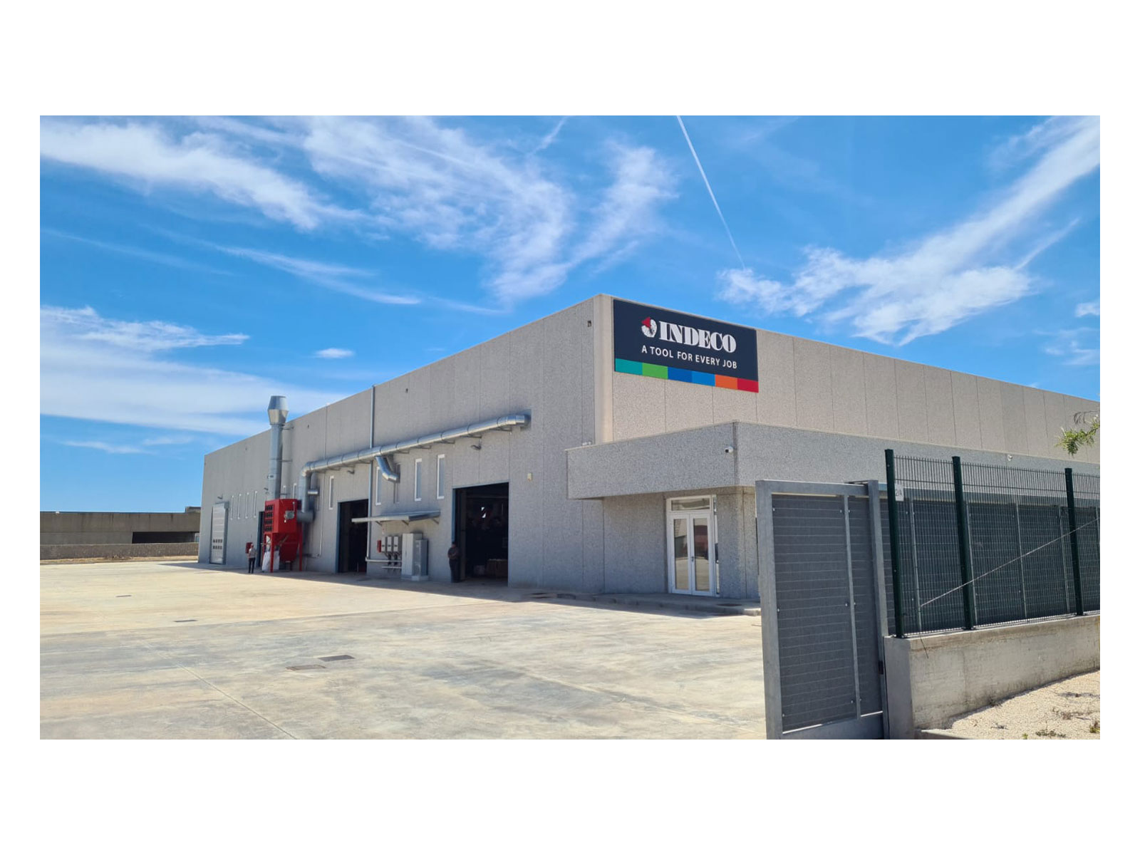 One of Indeco's manufacturing facilities in Bari, Italy