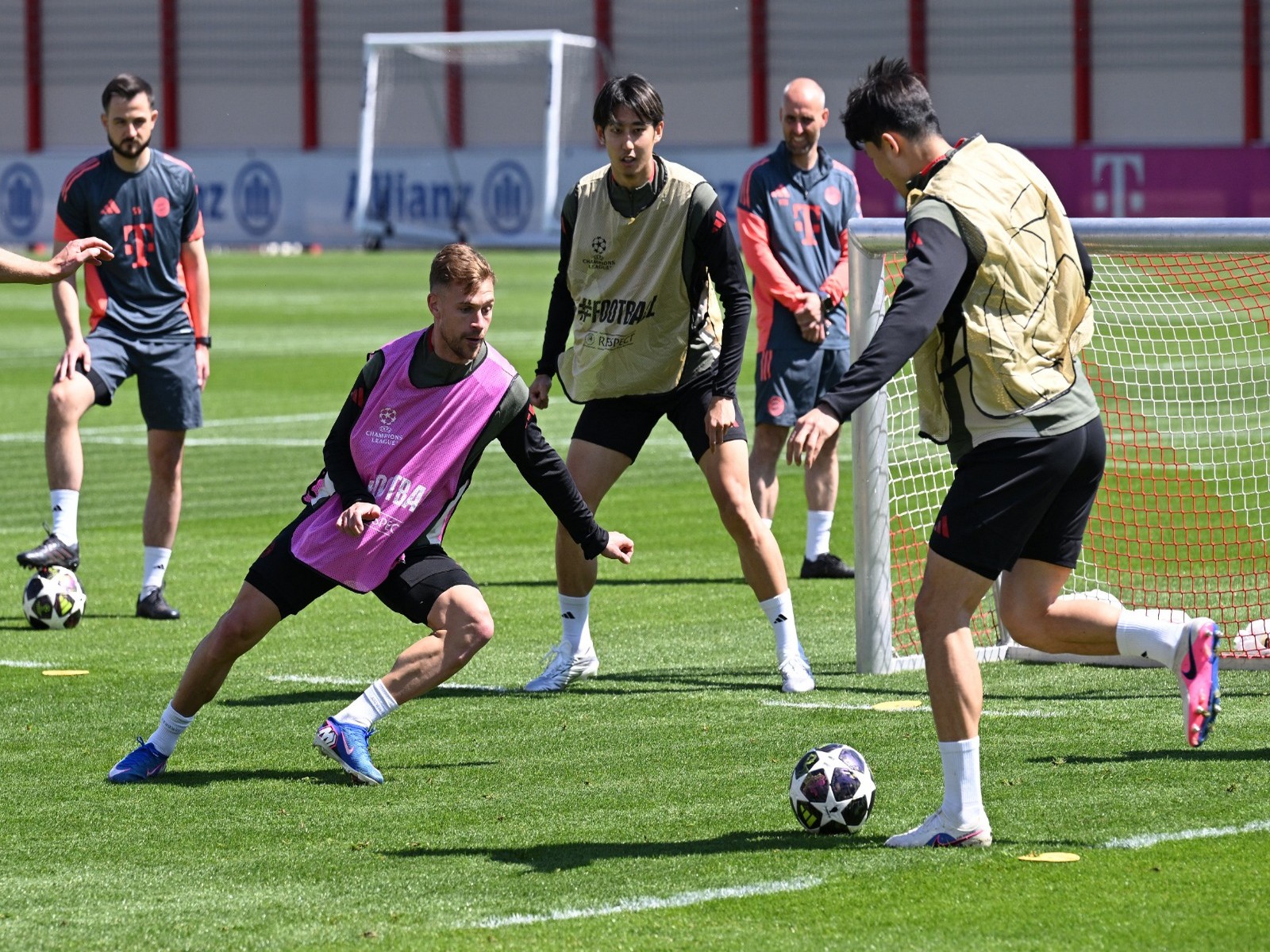 Bayern Munich in training. (Photo: Reuters)