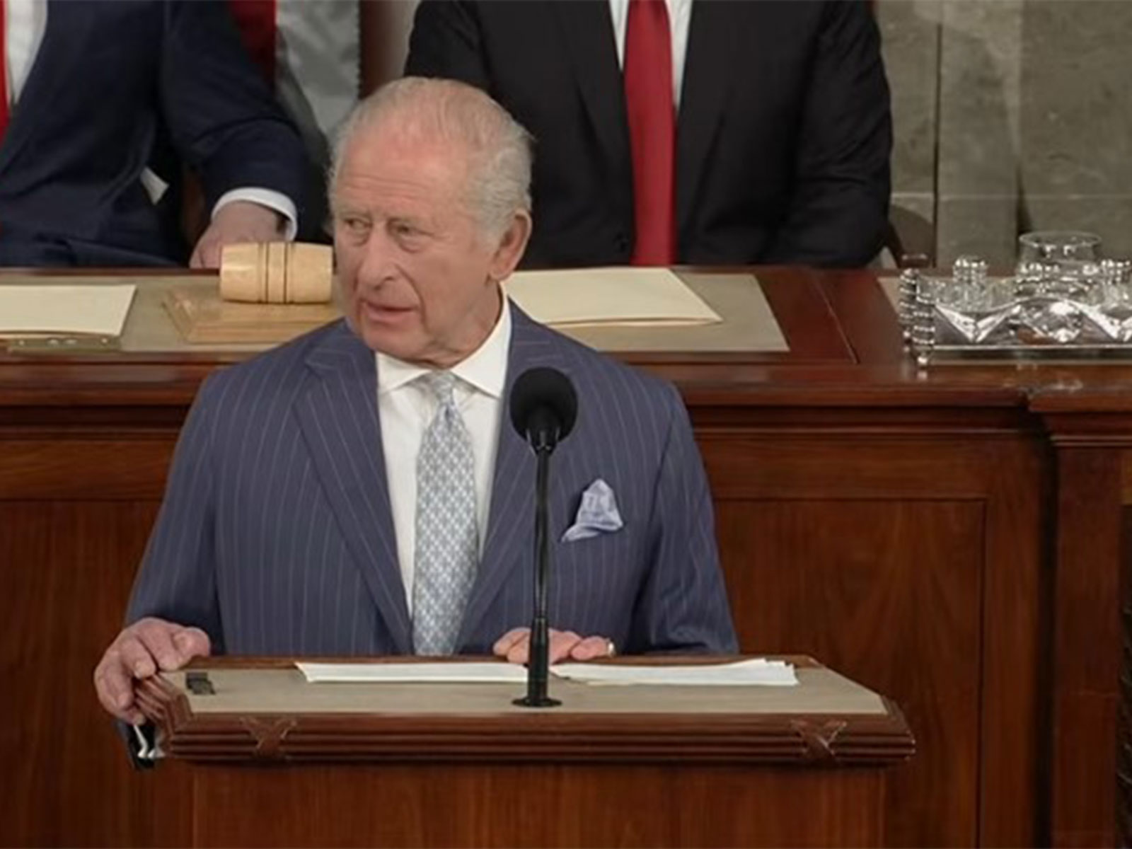 UK's KIng Charless III at US Congress (Photo/YouTube/The Royal Family Channel)