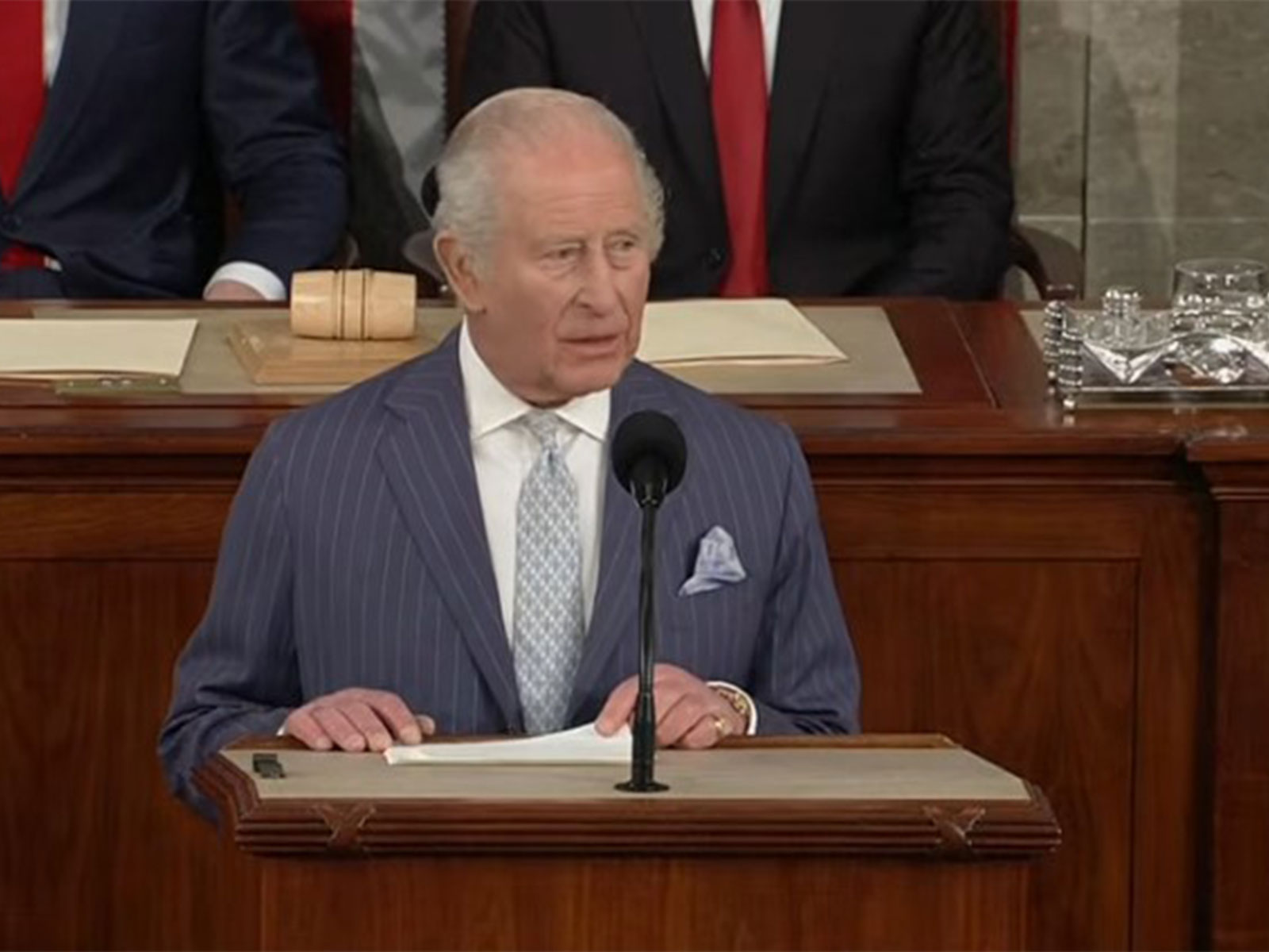 UK's KIng Charless III at US Congress (Photo/YouTube/The Royal Family Channel)