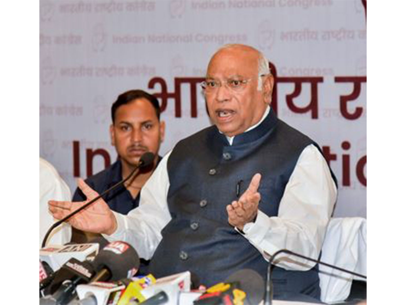 Congress president Mallikarjun Kharge (Photo/ANI)