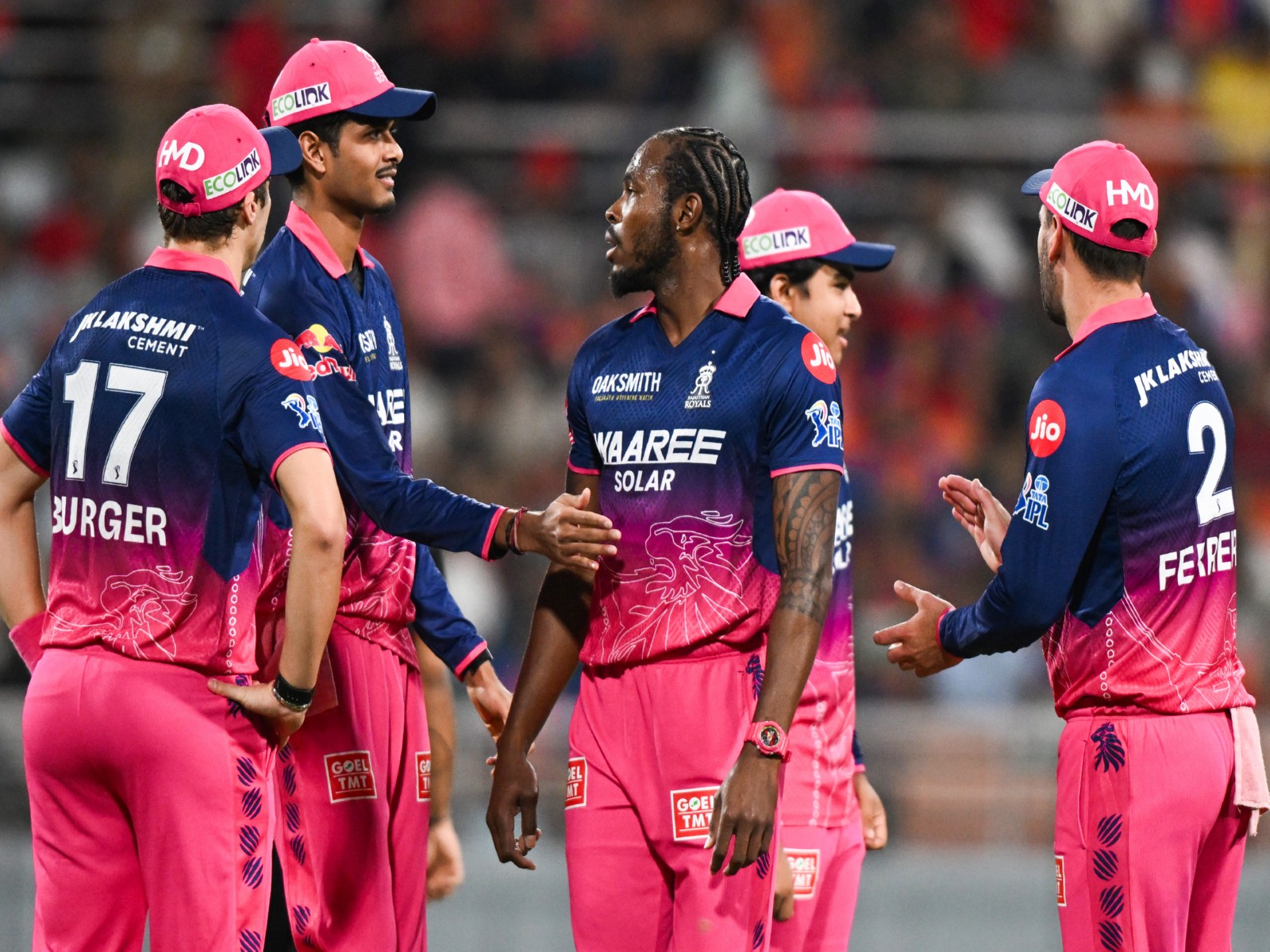 Rajathsan Royals players celebrating during IPL 2026 (Photo: ANI)