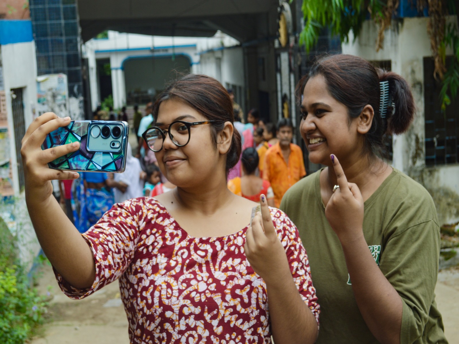Women voters in Nadia (Photo/ANI)