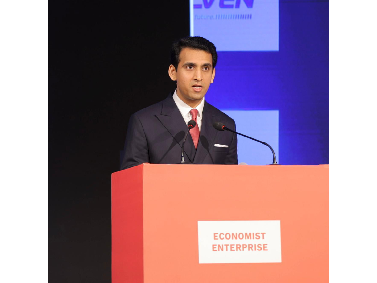Sagar Adani, Executive Director, Adani Green Energy (Photo/The Economist summit)