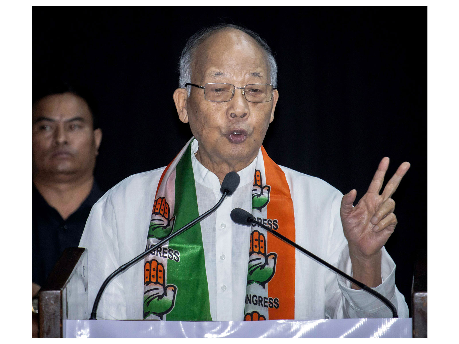 Manipur Congress chief Okram Ibobi Singh (Photo/ANI)