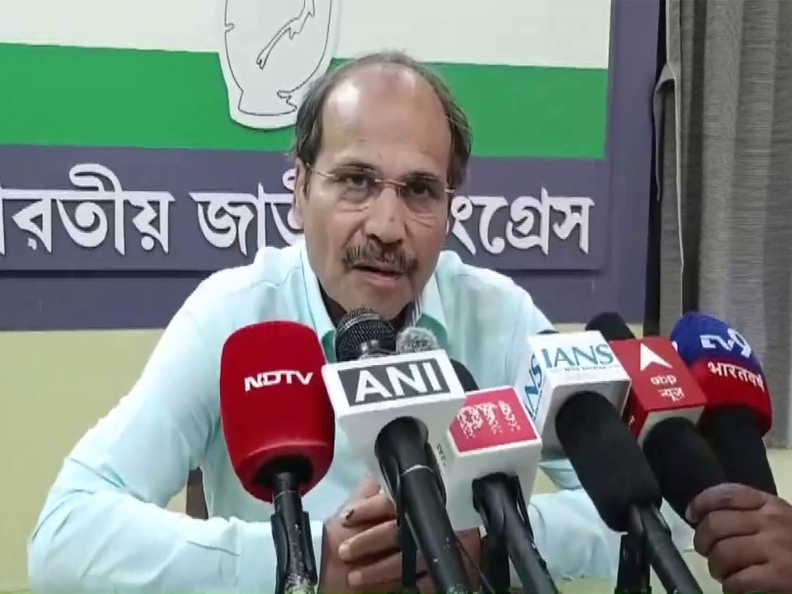 Congress candidate from Baharampur Assembly constituency Adhir Ranjan (Photo/ANI)