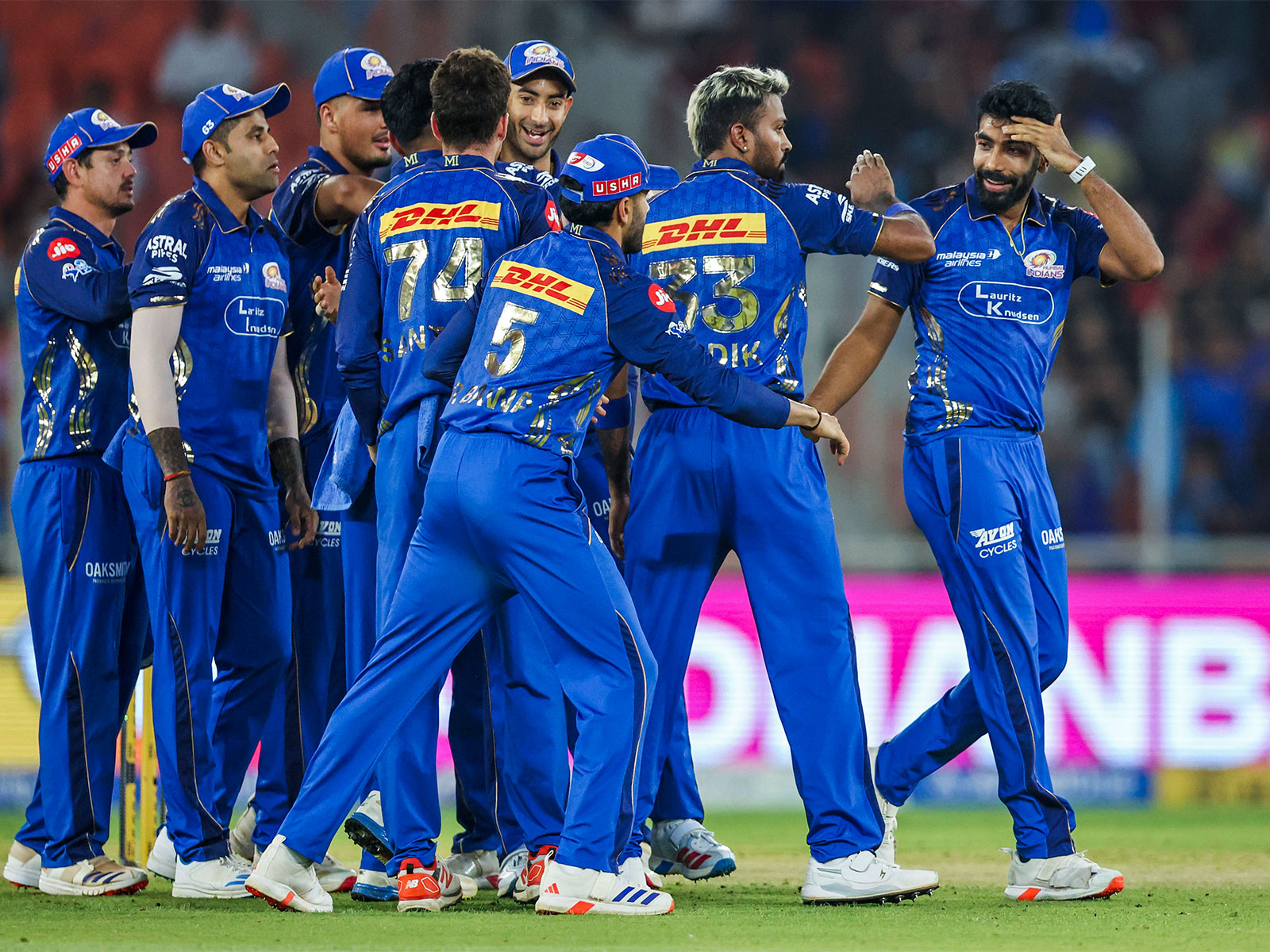 Mumbai Indians players (Photo: ANI)