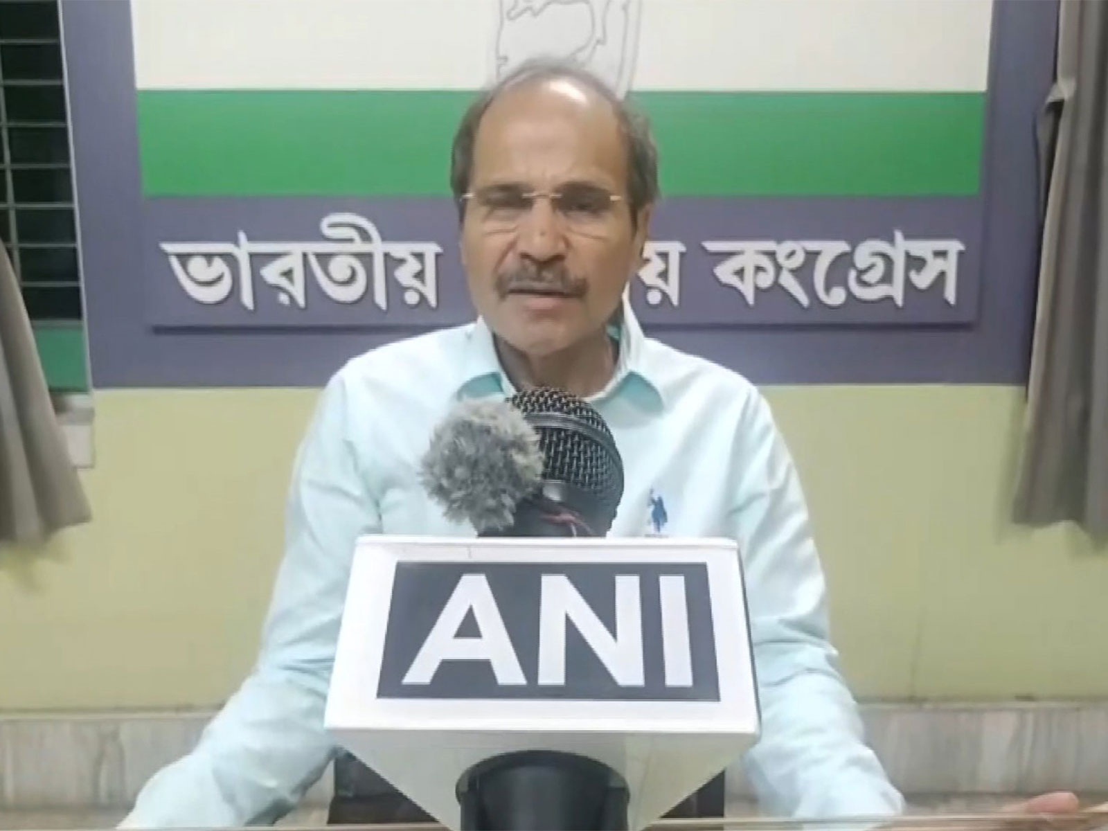Congress candidate from West Bengal's Baharampur Assembly constituency Adhir Ranjan Chowdhury (Photo/ANI)
