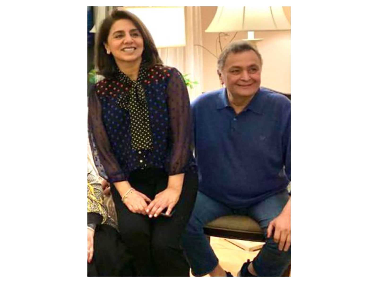 Neetu Kapoor, Rishi Kapoor (Photo/Instagram/@neetu54)