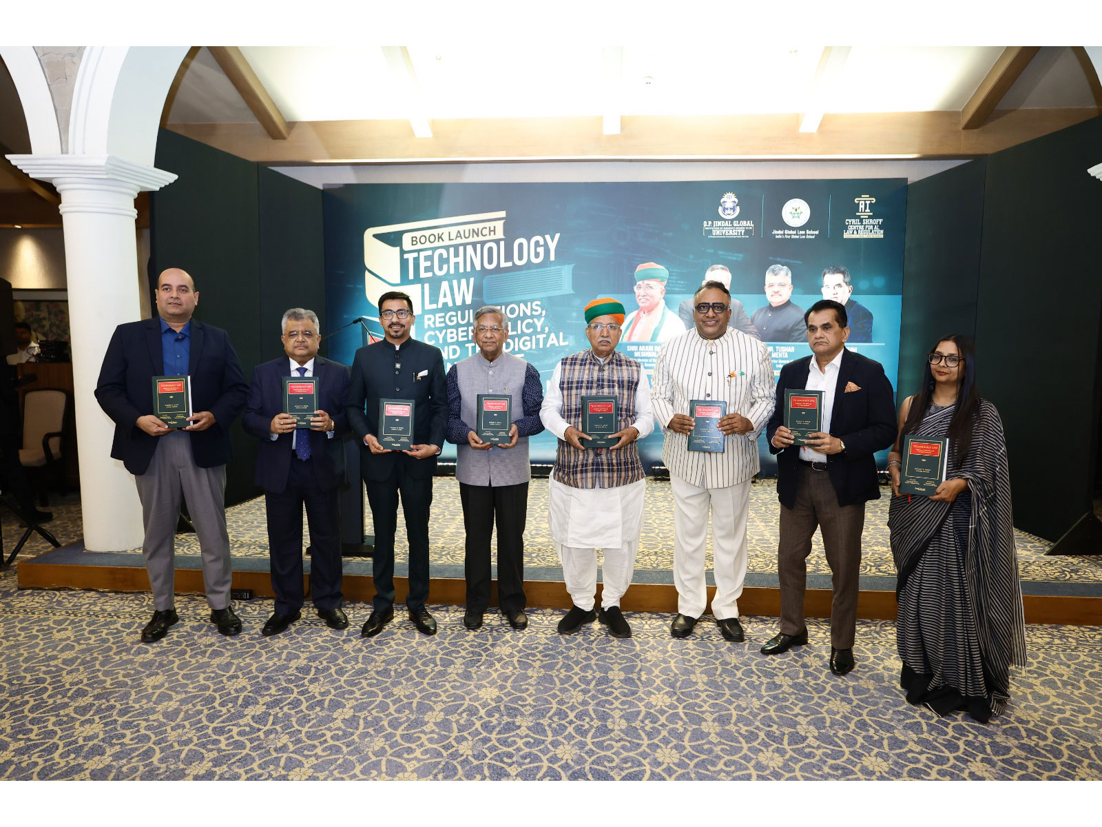 Artificial Intelligence Cannot Replace a Human Being: Arjun Ram Meghwal at JGU Book Launch on Technology Law