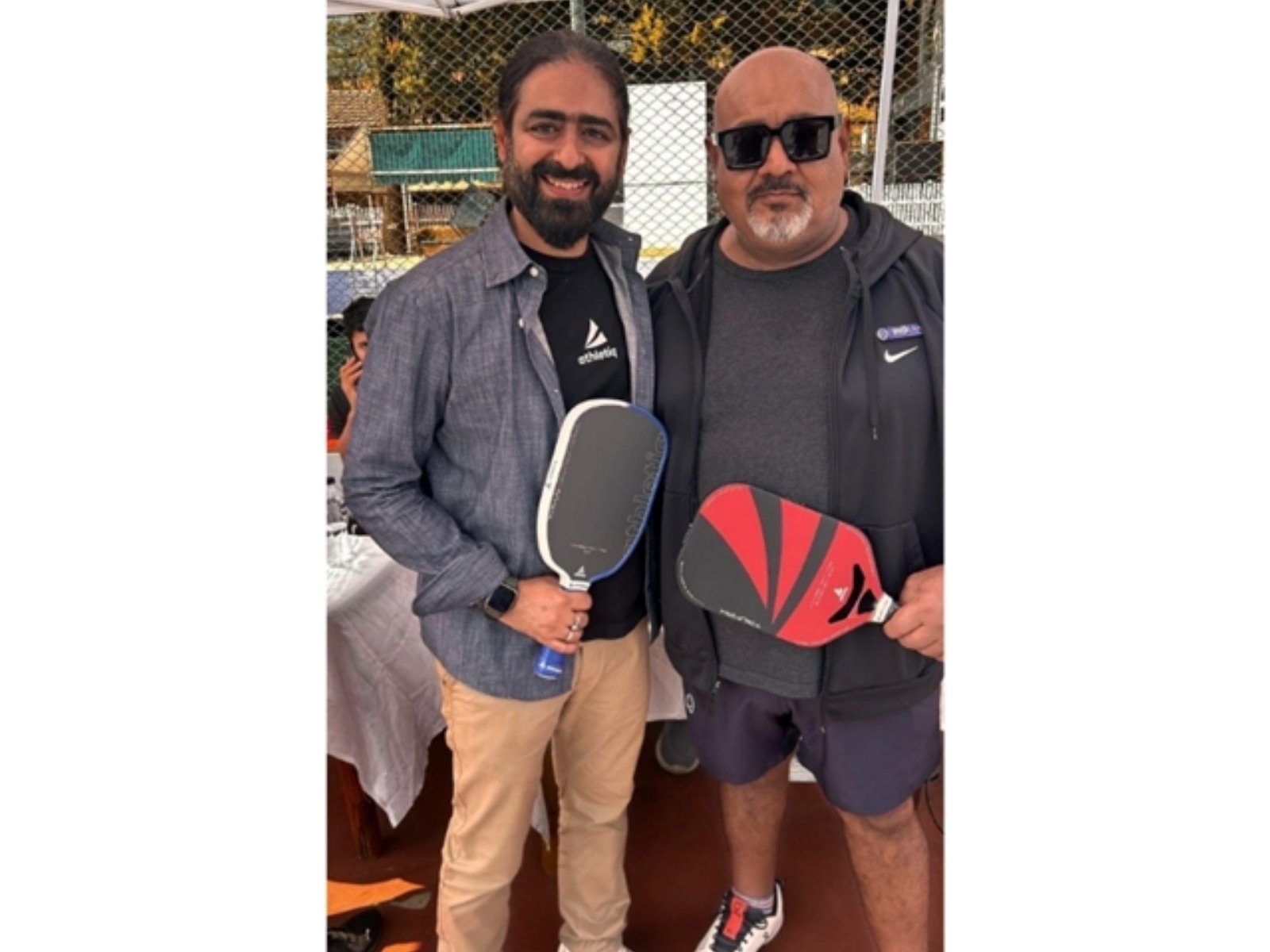 (From L to R) Harsh Sharma, Founder of Athletiq and Suryaveer Singh Bhullar, President of the Indian Pickleball Association