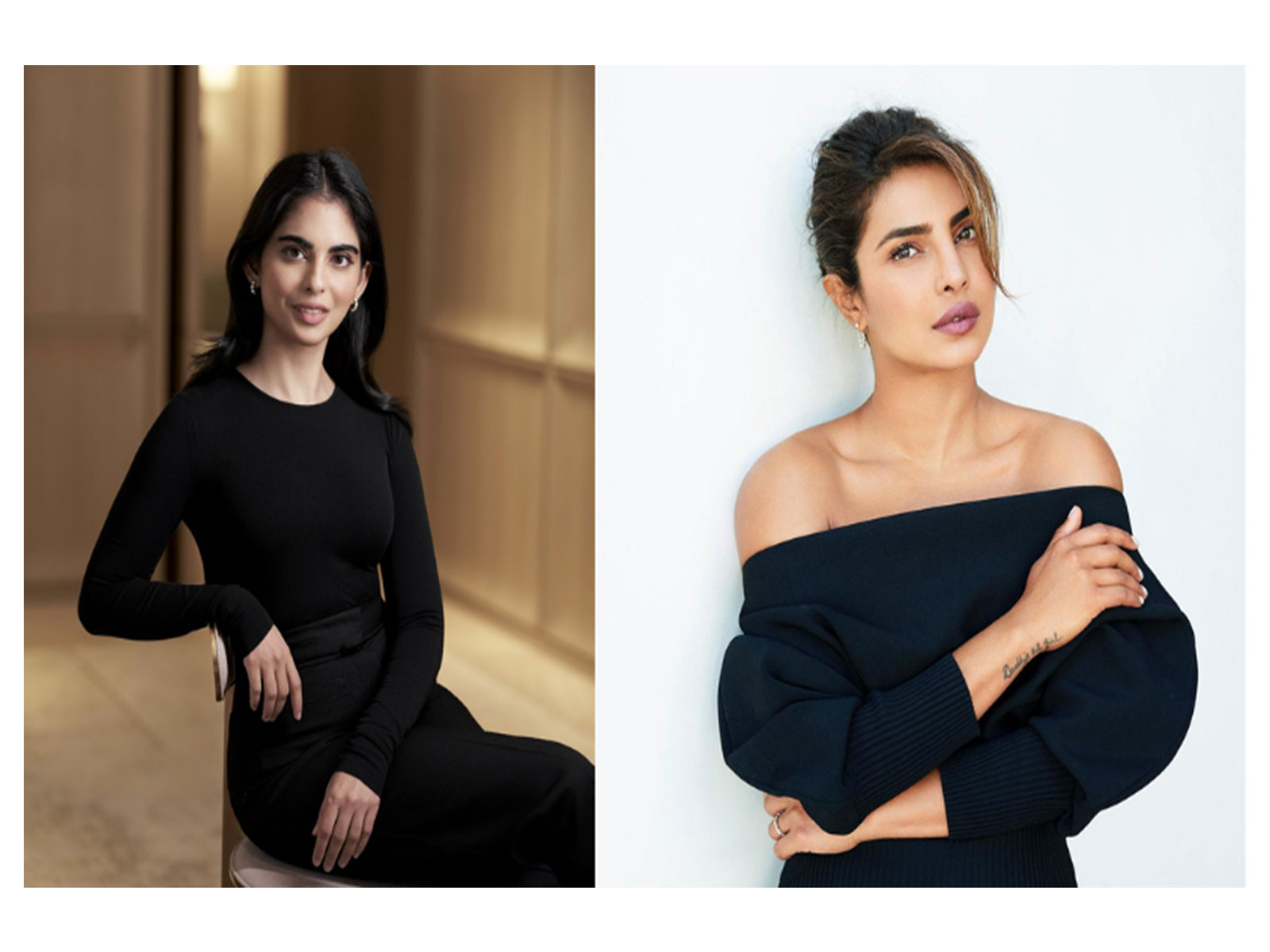 Isha Ambani, Executive Director, Reliance Retail Ventures; Priyanka Chopra Jonas, Global Actor and Entrepreneur (Photo/Reliance)