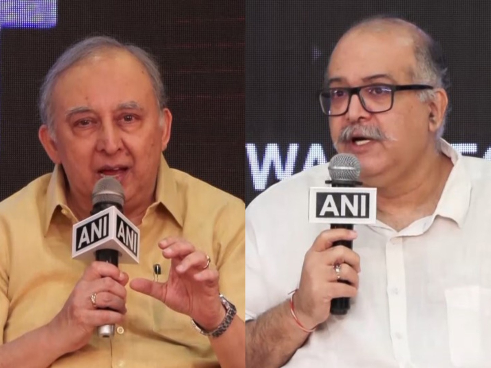 Tilak Devasher, Former Member of the NSA advisory board and Observer Research Foundation Senior Fellow Sushant Sareen (Photo/ANI)