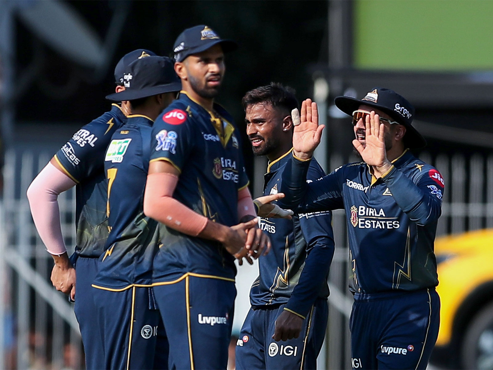 Gujarat Titans players (Photo: ANI) 