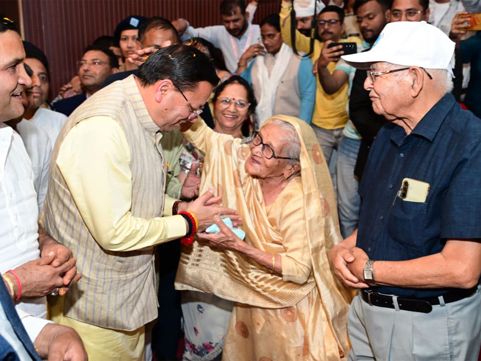 CM Dhami at  'Senior Citizen Honour and Sports Festival-2026' (Photo/ANI)