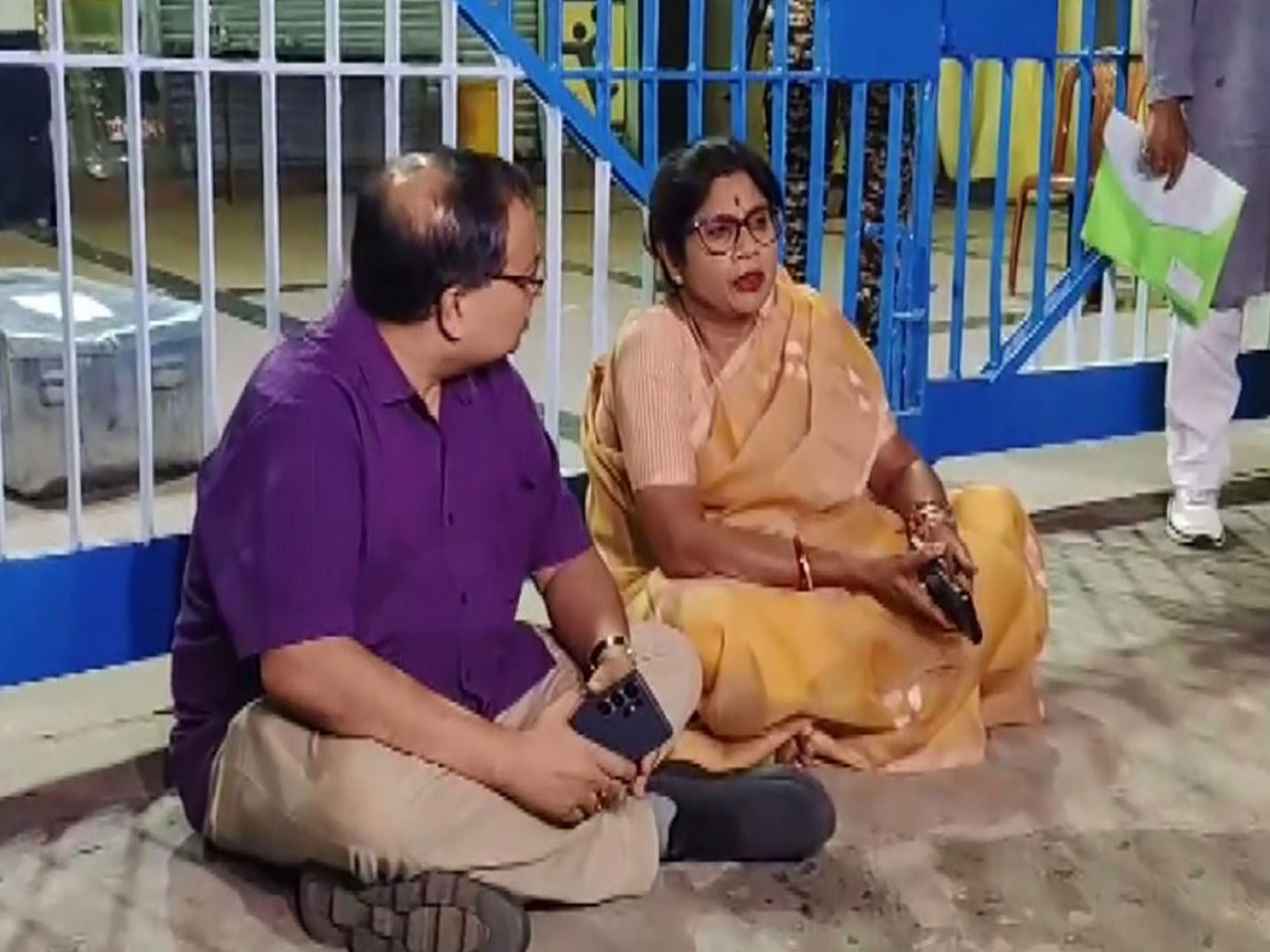 TMC leaders Shashi Panja and Kunal Ghosh (Photo/ANI)