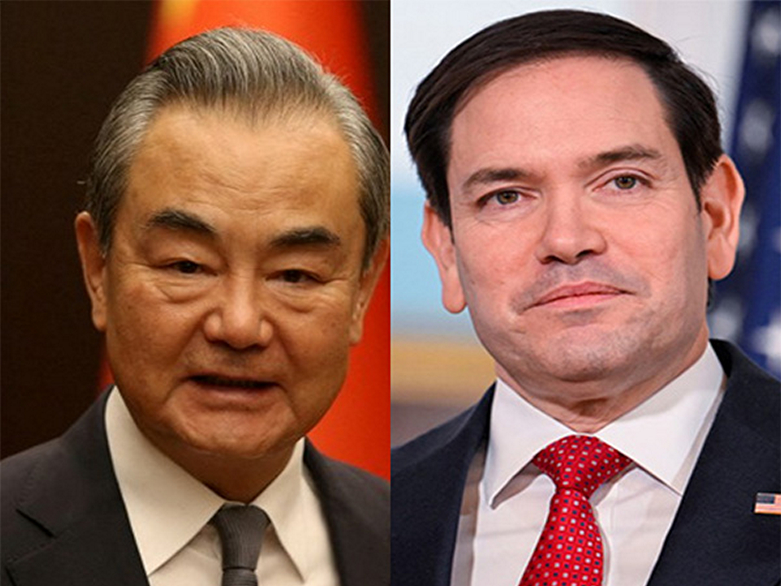 Chinese Foreign Minister Wang Yi and US Secretary of State Marco Rubio (File Photo/ Reuters) 