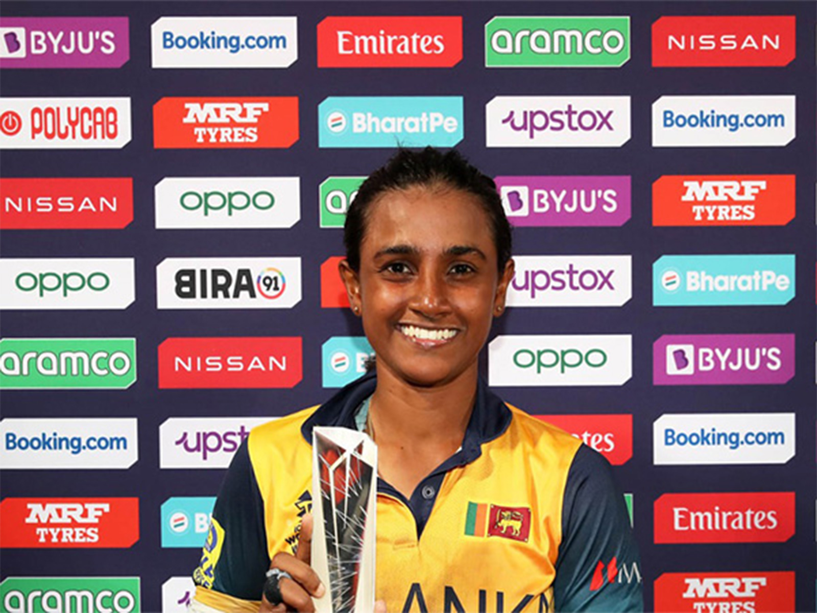 Sri Lanka women's cricketer Harshitha Samarawickrama (Image: ICC)