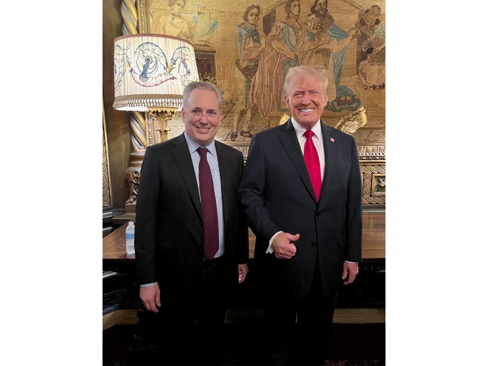 David Sacks with US President Donald Trump (Photo/X@DavidSacks)