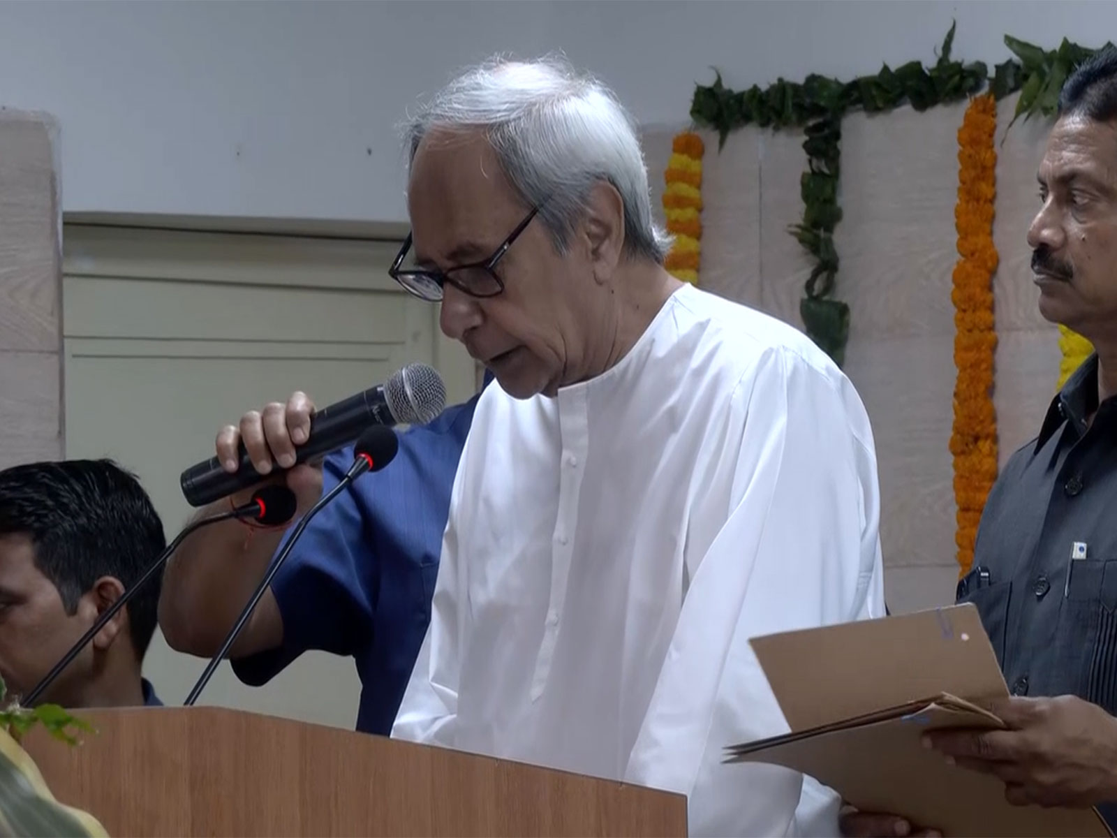  Biju Janata Dal leader Naveen Patnaik (Photo/ANI)