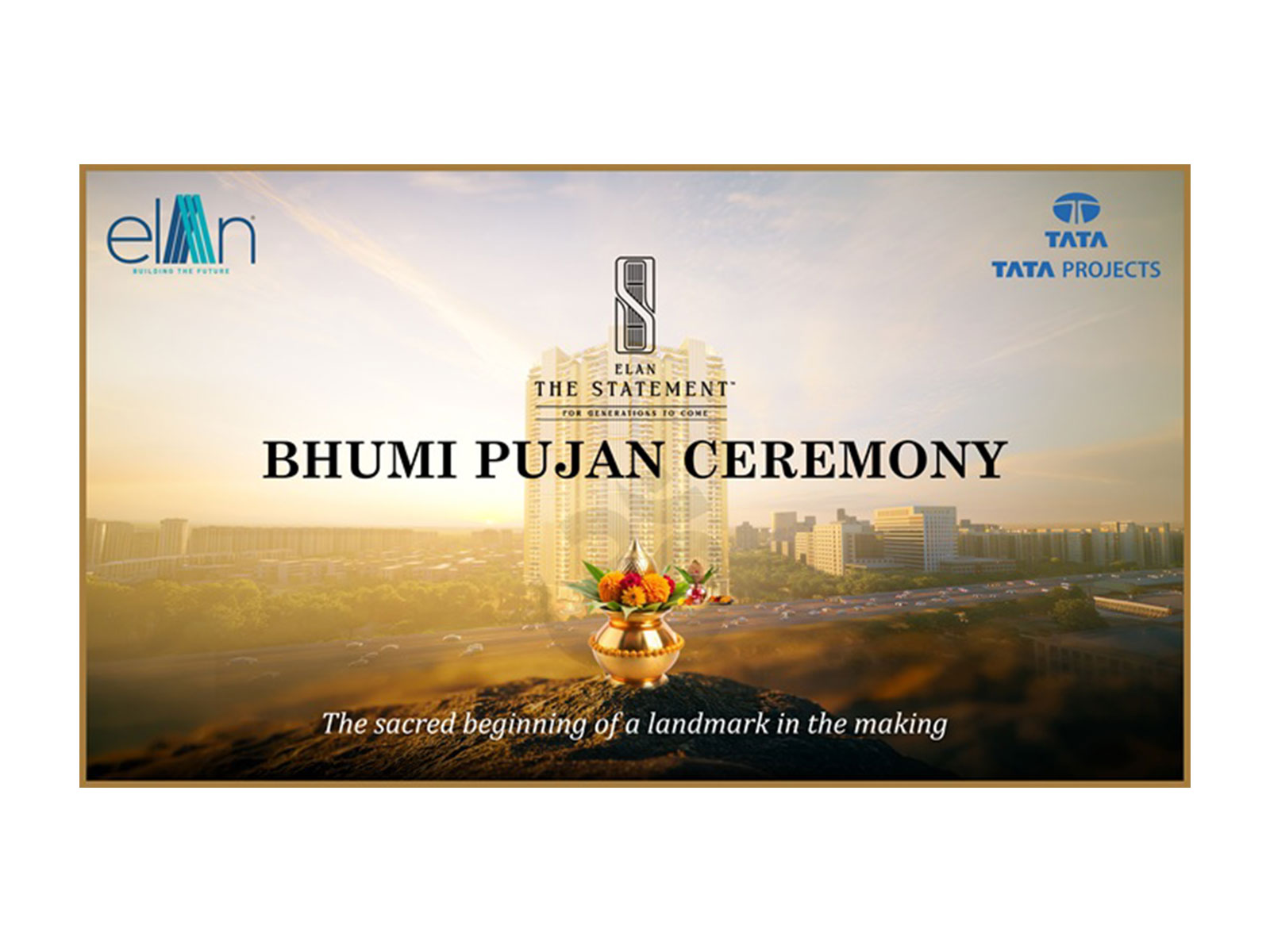 Commencement of Construction for Elan The Statement in Sector 49, Gurugram with Tata Projects