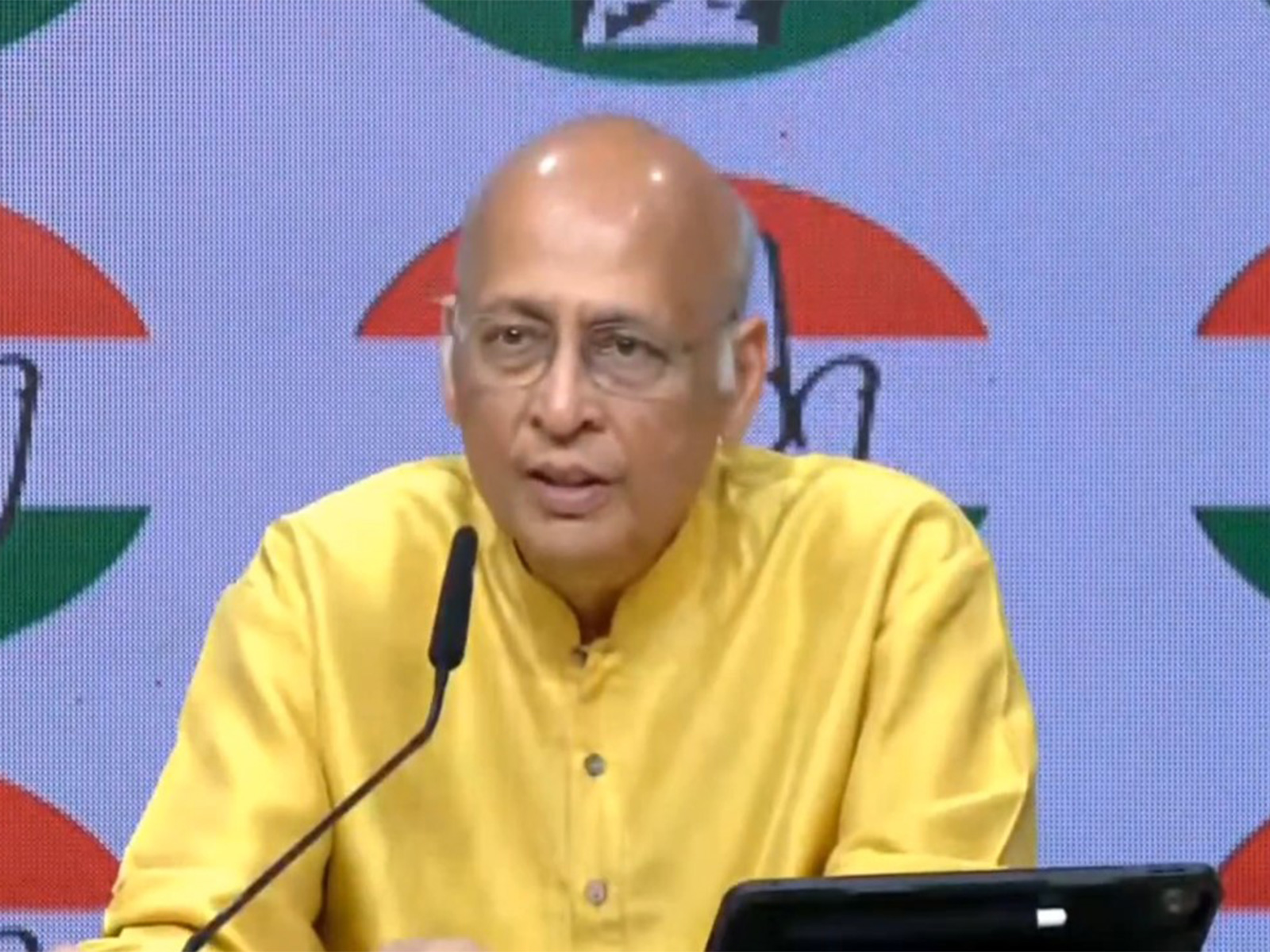 Congress MP Abhishek Manu Singhvi (Photo/@INCIndia/X)