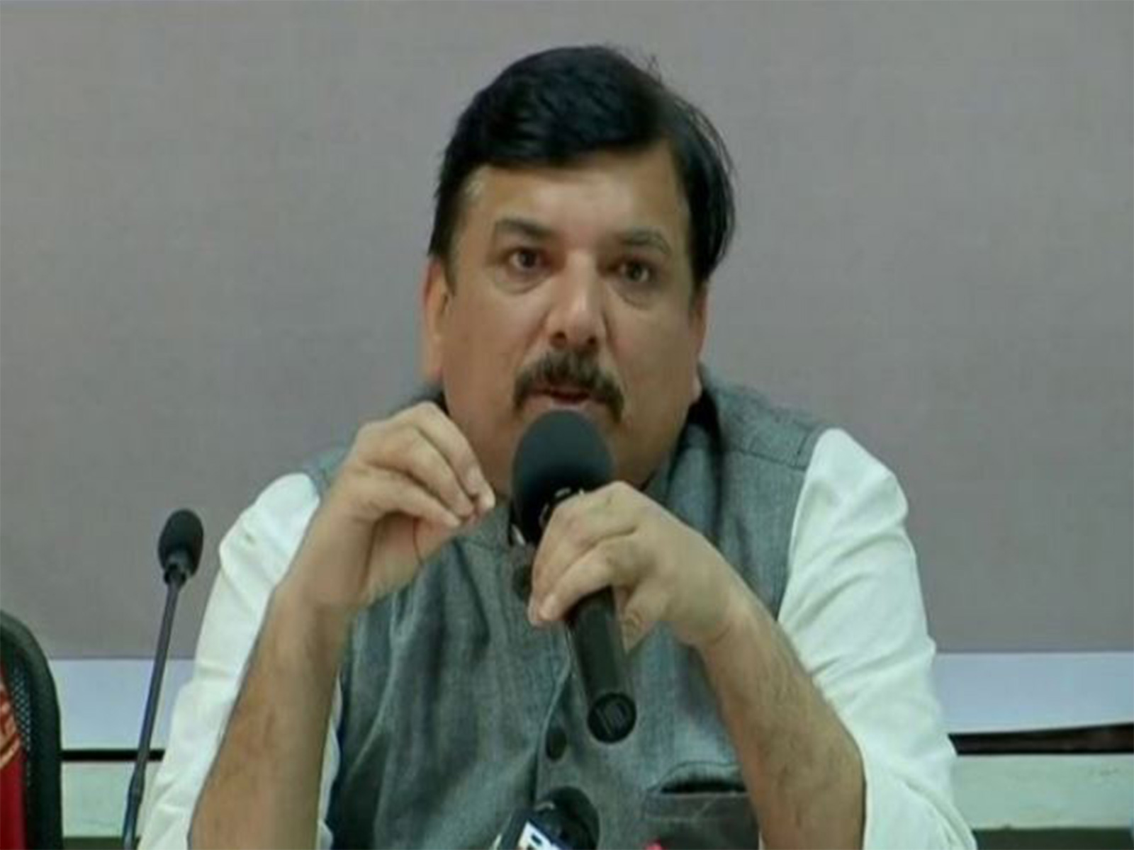 Aam Aadmi Party leader Sanjay Singh (File Photo/ANI)