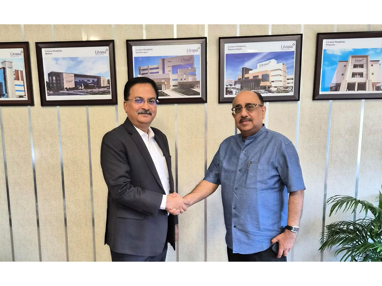Anurag Yadav, Chief Executive Officer - Livasa Hospitals, welcomes Mr. Kamal Kant Gambhir to the organisation as Chief Financial Officer