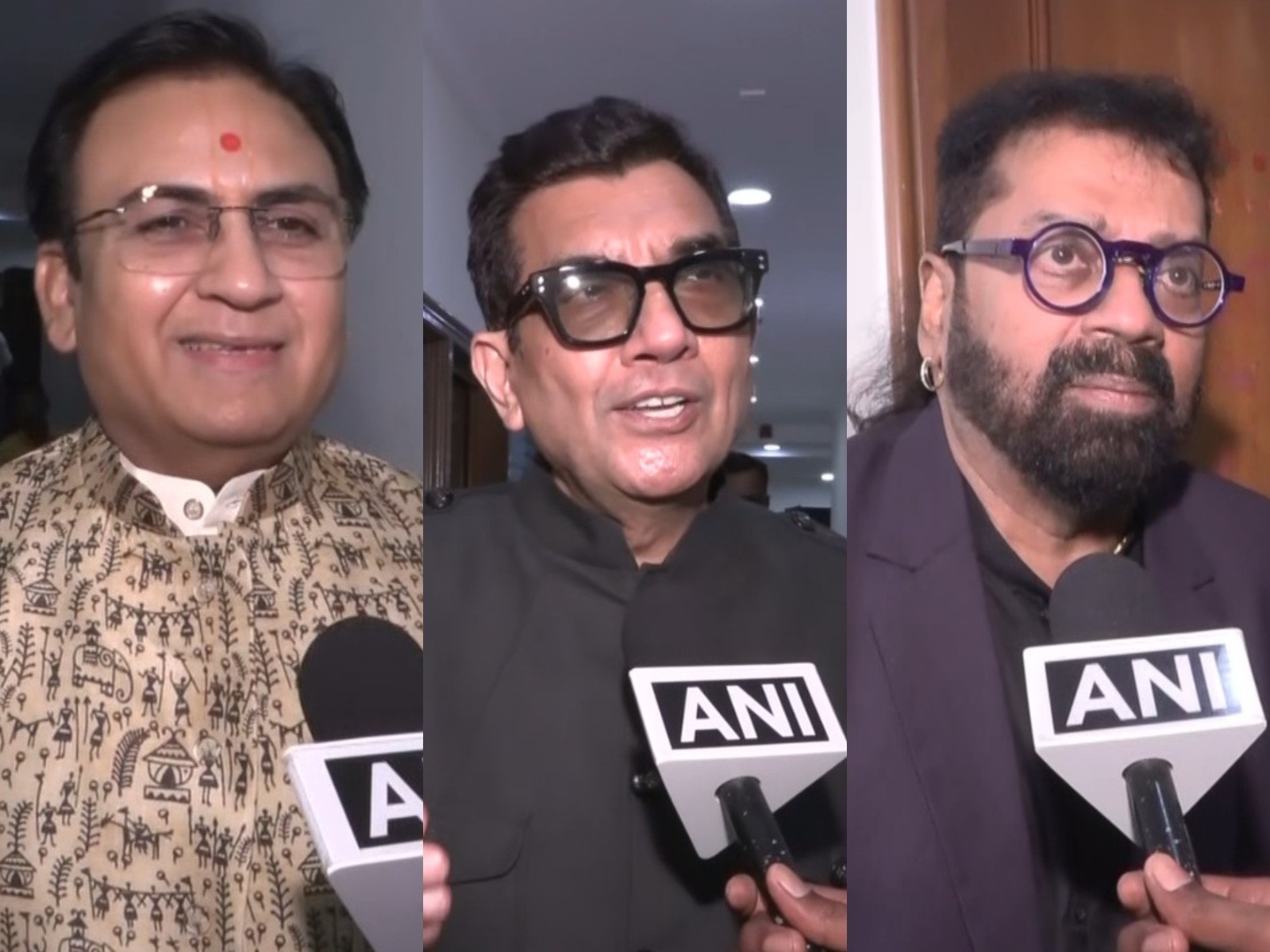 Dileep Joshi, Sanjeev Kapoor and Hariharan (Photo/ANI)