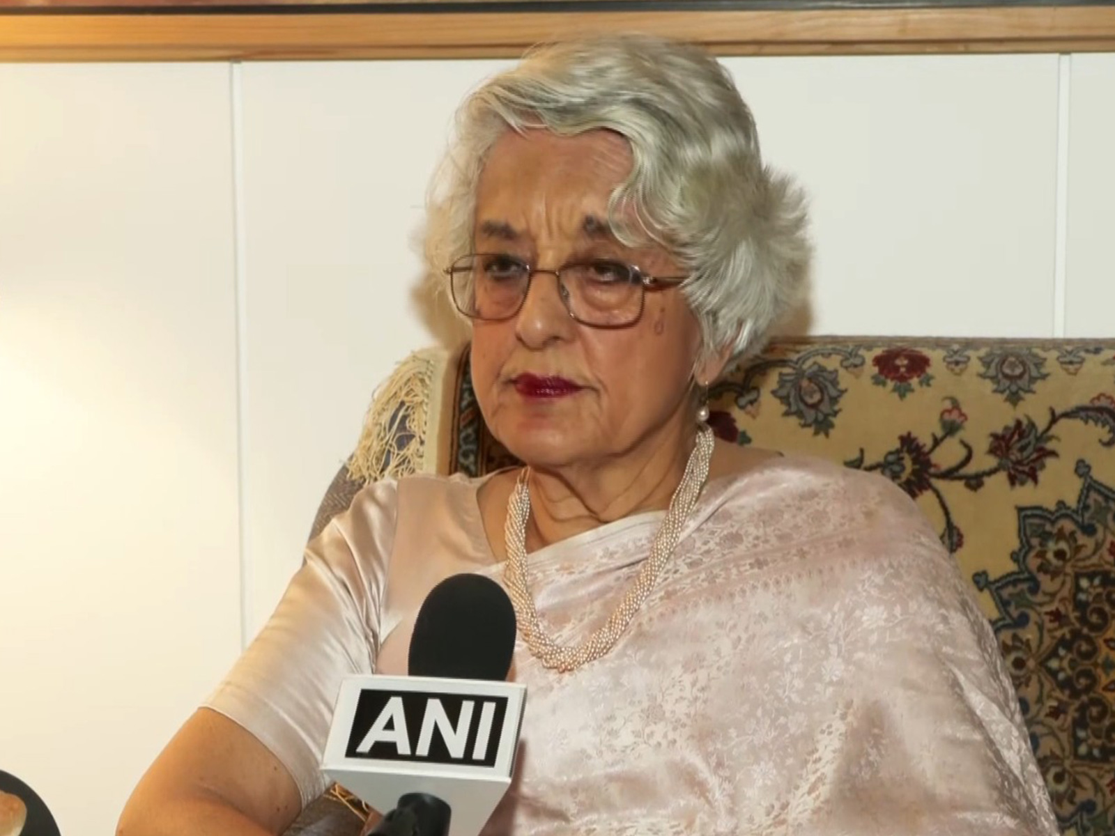 Former Indian diplomat Veena Sikri (Photo/ANI)