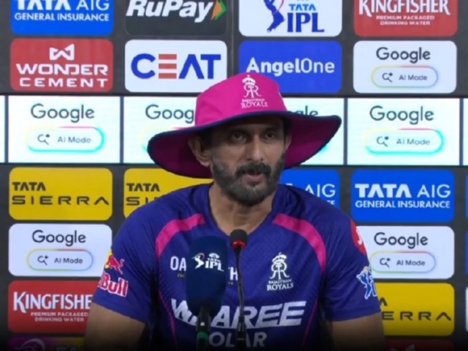 Rajasthan Royals batting coach Vikram Rathour (Photo: IPL)