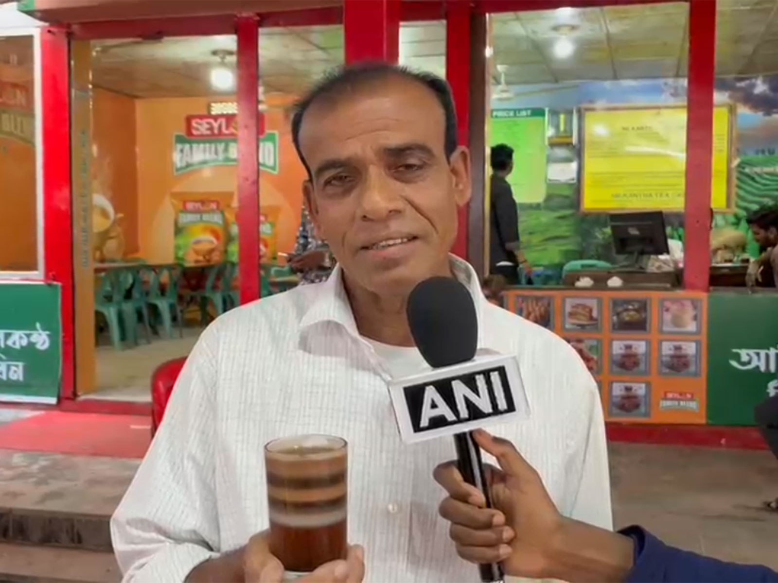 Romesh Ram Gour, the inventor of colour and layer tea (Photo/ANI)